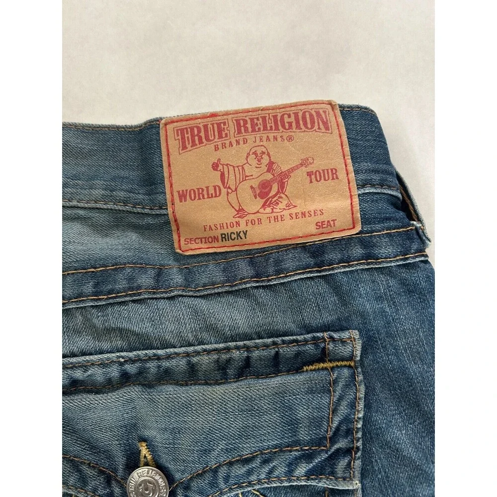 True Religion Mens Ricky Made In Usa Jeans Denim‎ size 42 EUC